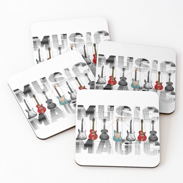 Item preview, Watercolor Guitar Collection Illustration designed and sold by LILIYASH.