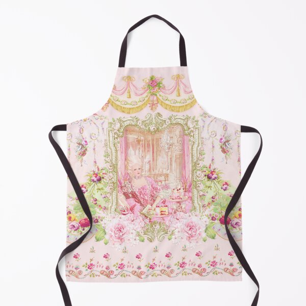 Item preview, Marie Antoinette with cake tea and flowers in watercolor designed and sold by Wendy Paula Patterson.