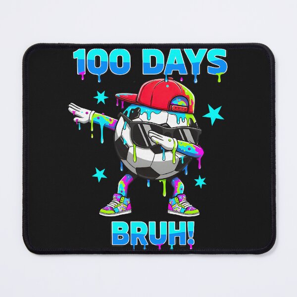 Item preview, 100 Days Bruh Youth Boys Soccer Dabbing 100th Day of School designed and sold by FrankIsabel.