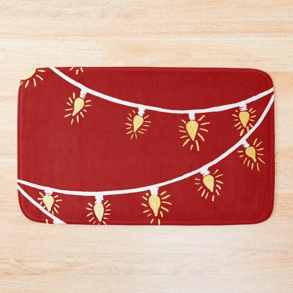Item preview, Red and gold Christmas lights designed and sold by Home Cyn Home.
