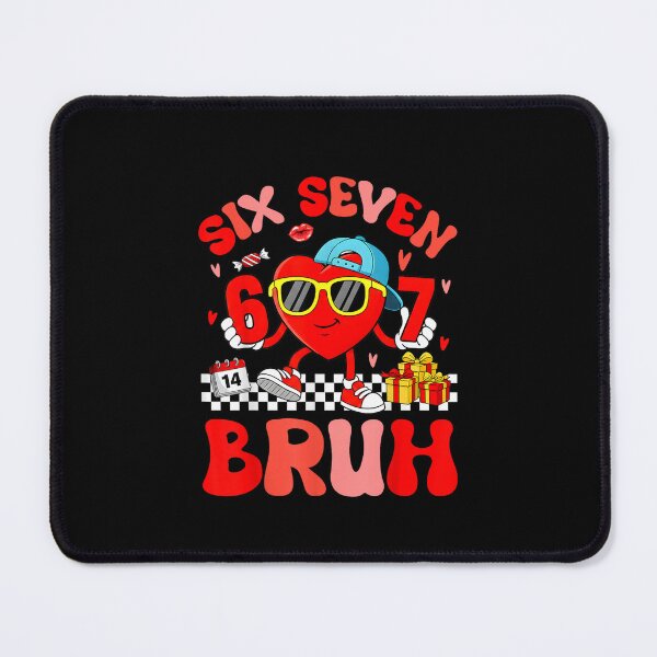 Item preview, Funny Six Seven 67 6 7 Meme Heart Valentines Bro Kids Boys designed and sold by Juansustait.