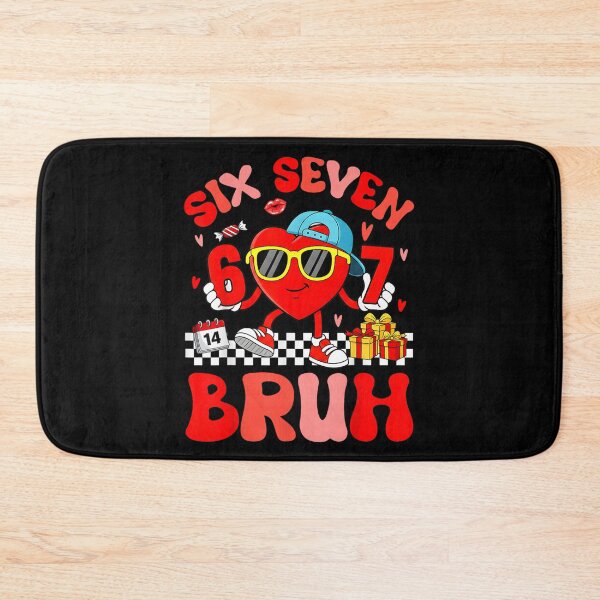 Item preview, Funny Six Seven 67 6 7 Meme Heart Valentines Bro Kids Boys designed and sold by Juansustait.