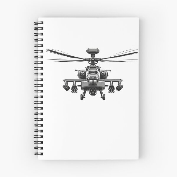 Item preview, AH-64 Apache Attack Helicopter Illustration designed and sold by Combat Skies.