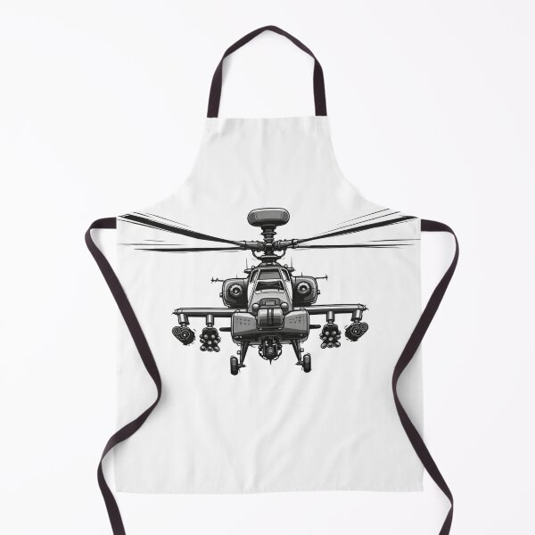 Item preview, AH-64 Apache Attack Helicopter Illustration designed and sold by Combat Skies.