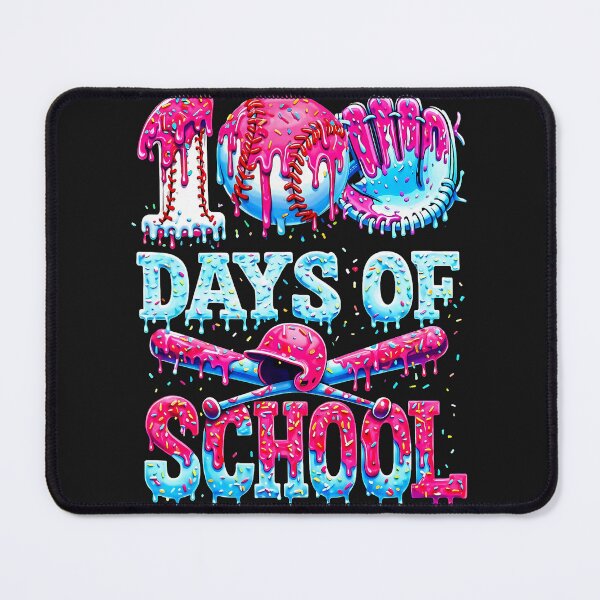 Item preview, 100 Days of School Baseball Ice Cream Drip Gift for Boys Kid designed and sold by FrankIsabel.