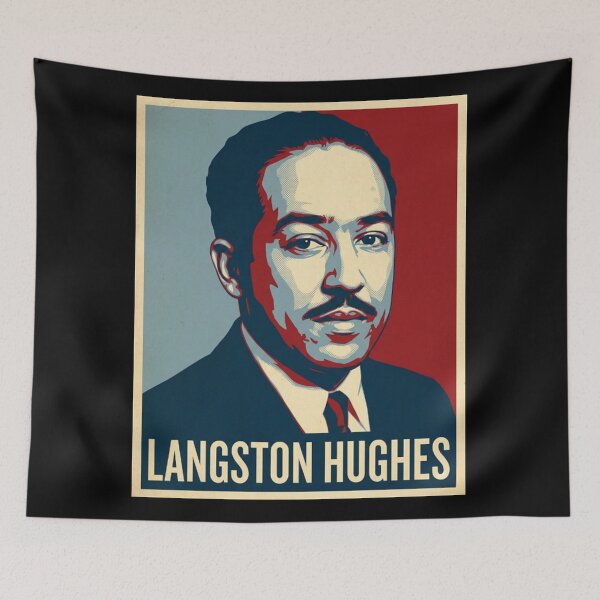 Item preview, Langston Hughes Hope Style Retro Poster Art designed and sold by DamianRoy88.