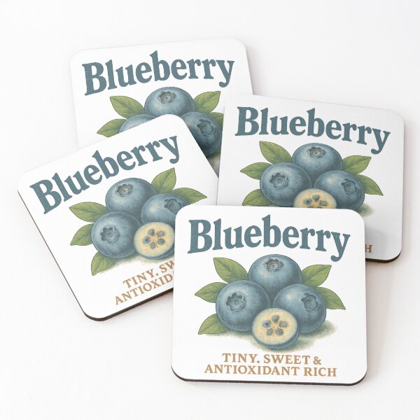 Item preview, Tiny Sweet Blueberries Rich in Natural Antioxidants designed and sold by PaintedPixels01.