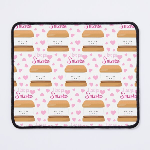 Item preview, Cute “I Love You S’more” Valentine S’mores Pattern Throw Pillows – Kawaii Dessert Design designed and sold by FestivityFinds.