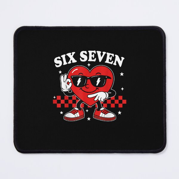 Item preview, Funny Meme Six Seven 6 7 Valentine Groovy Heart Men Boy Kid  designed and sold by Juansustait.