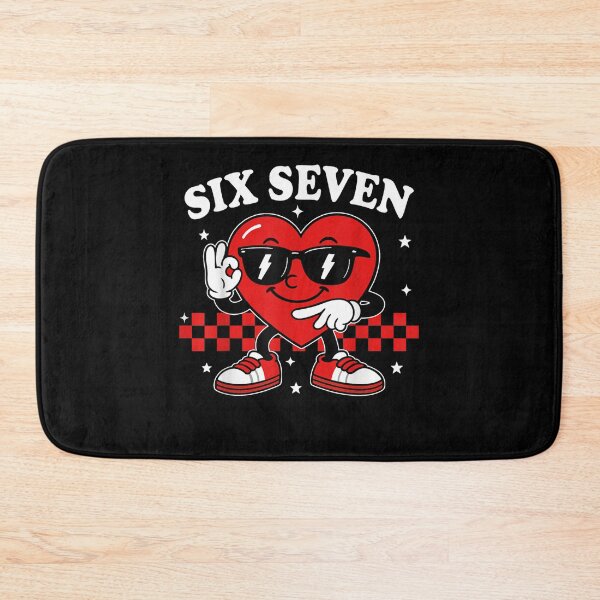 Item preview, Funny Meme Six Seven 6 7 Valentine Groovy Heart Men Boy Kid  designed and sold by Juansustait.