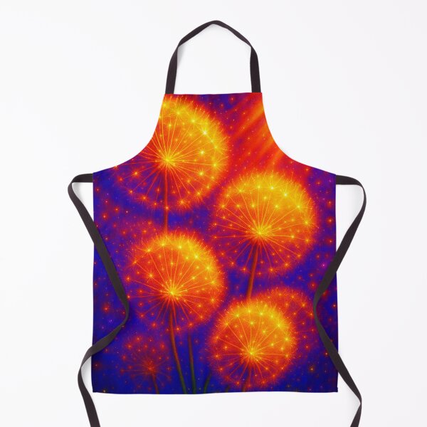 Item preview, vivid colors of dandelion seed heads with light shining on them designed and sold by Kristylynn757.