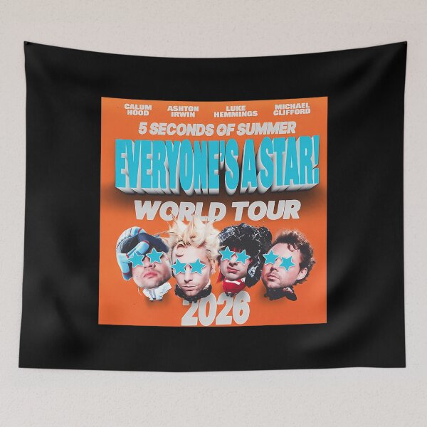 Item preview, 5 Seconds Everyone Star Tour 2026 designed and sold by nezar1811.