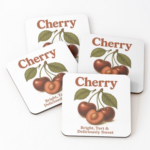 Item preview, Bright Tart Cherries Bursting Deliciously Sweet Flavor designed and sold by PaintedPixels01.