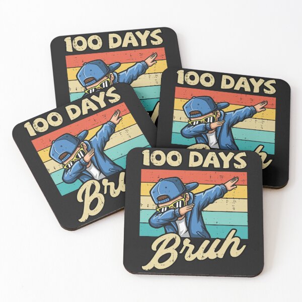 Item preview, 100 Days of School Bruh Boy Dab Retro 100th Day Boys Kids T-Shirt designed and sold by ArleneRowe.