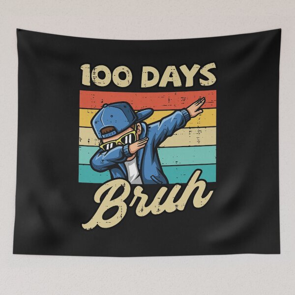 Item preview, 100 Days of School Bruh Boy Dab Retro 100th Day Boys Kids T-Shirt designed and sold by ArleneRowe.