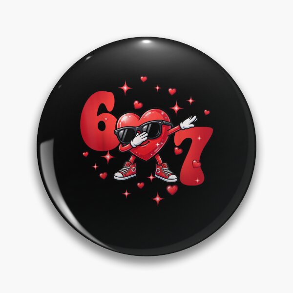 Item preview, 67 Six Seven Meme Dab Heart Boys Kids Valentines Day designed and sold by Juansustait.