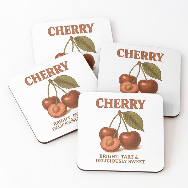 Item preview, Bright Tart Cherries Bursting Deliciously Sweet Flavor designed and sold by PaintedPixels01.
