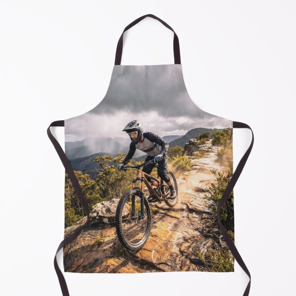 Item preview, Riding the Storm – High Exposure Ridgeline Mountain Biking. designed and sold by Hinson MTB Visuals.