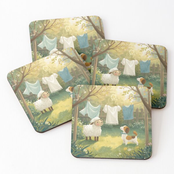 Item preview, Valentine’s Early Spring • Hanging the Laundry Together designed and sold by WildlifeWhimsy.