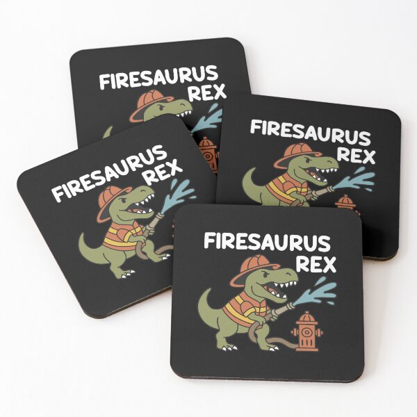 Item preview, Firesaurus Rex Fireman Firefighter designed and sold by NQArtist.