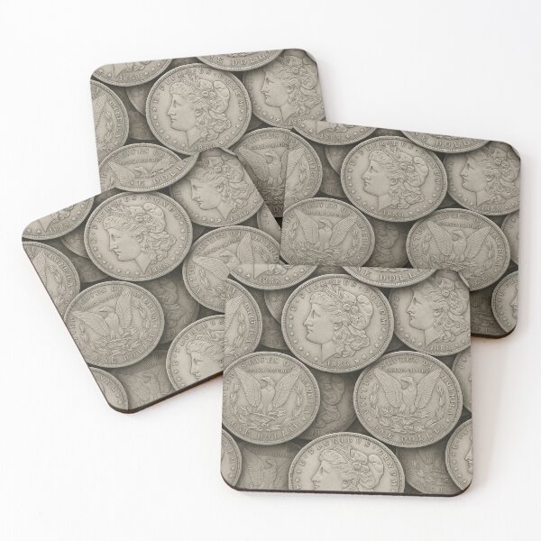 Item preview, US silver dollar coins front and back pattern designed and sold by Kristylynn757.