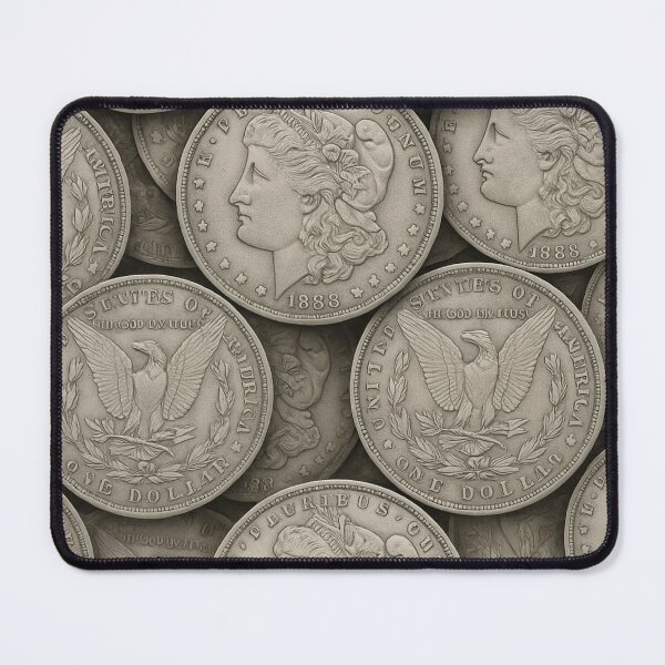 Item preview, US silver dollar coins front and back pattern designed and sold by Kristylynn757.