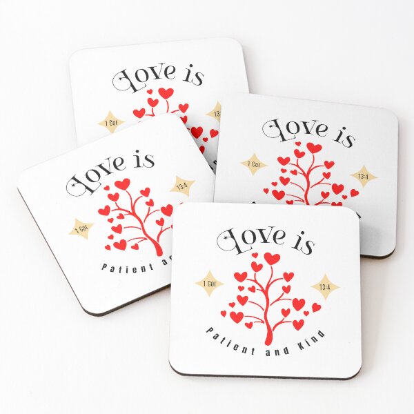 Item preview, Love is Patient and Kind Christian designed and sold by Sachie's Studio.