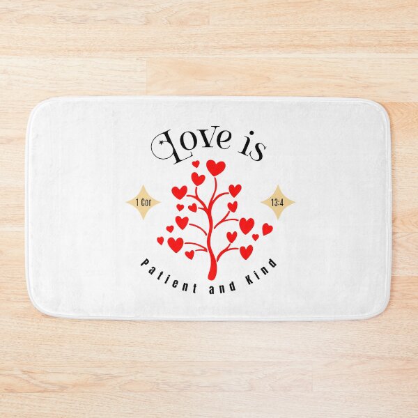 Item preview, Love is Patient and Kind Christian designed and sold by Sachie's Studio.