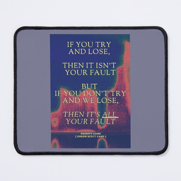 Item preview, Ender's Game: Quote designed and sold by Heeby Jeebys.