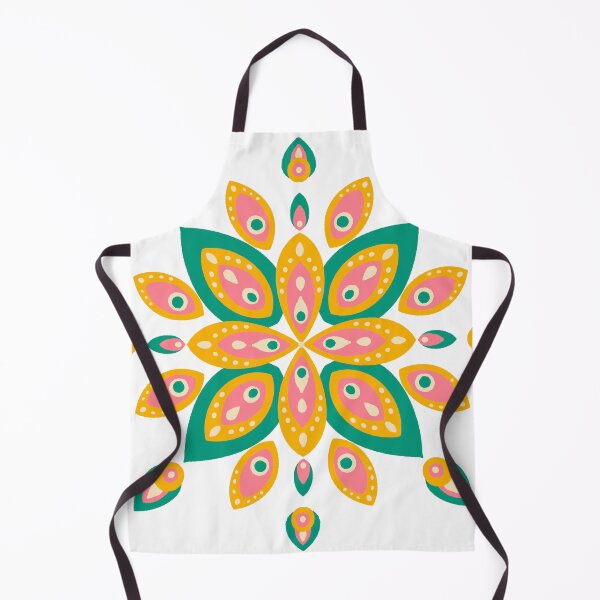 Item preview, Mid-century flower mandala designed and sold by Home Cyn Home.