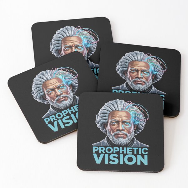 Item preview, Prophetic Vision Futuristic Portrait - Black History Month Visionary Design designed and sold by DarylWelsh2024.