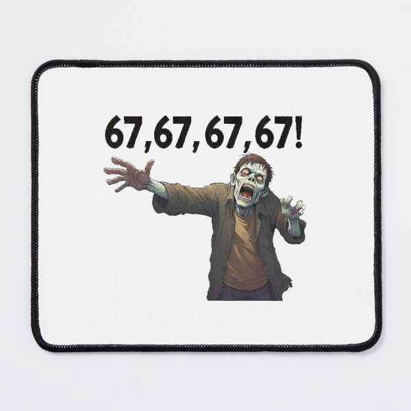 Item preview, Funny Halloween Zombie who exclaims 67,67,67,67! designed and sold by Giulivo Store Graphic.