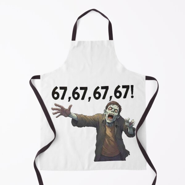 Item preview, Funny Halloween Zombie who exclaims 67,67,67,67! designed and sold by Giulivo Store Graphic.