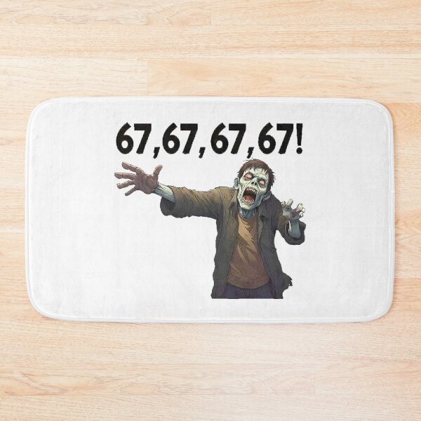 Item preview, Funny Halloween Zombie who exclaims 67,67,67,67! designed and sold by Giulivo Store Graphic.