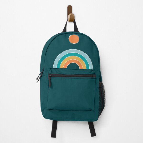 Item preview, Retro rainbow - teal and orange palette designed and sold by Home Cyn Home.