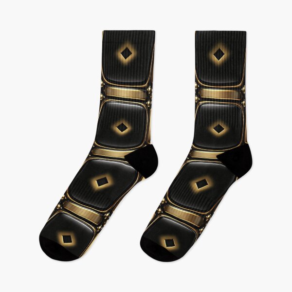 Item preview, Black Gold Deco Tiles designed and sold by Kaleidoscope Print.
