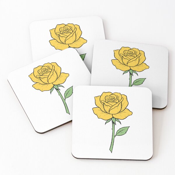 Aperçu de l'œuvre Une rose jaune créée et vendue par GraphicsClub.