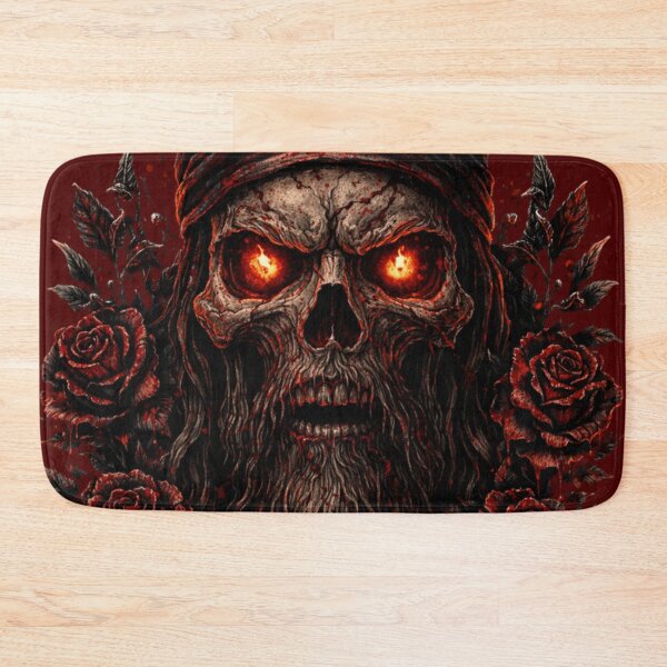 Item preview, Macabre Rosebound Skull designed and sold by Trove Designs.