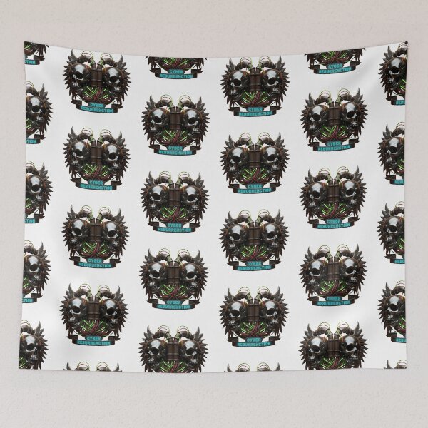 Item preview, Cyberpunk Skull Art – Cyber Resurrection, Transhumanism Digital Immortality Futuristic Design designed and sold by Luminari Creations.