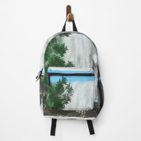 Item preview, Cute Elephant Bathing In The Waterfall Nature Art designed and sold by ChezasInspira.