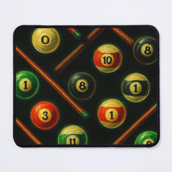 Item preview, neon velvet billards on black pattern designed and sold by Kristylynn757.