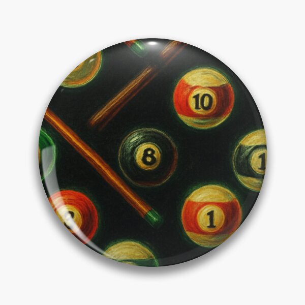 Item preview, neon velvet billards on black pattern designed and sold by Kristylynn757.