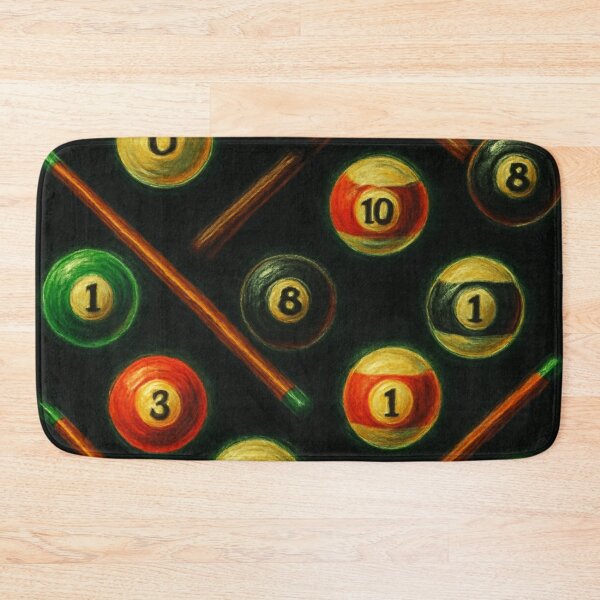 Item preview, neon velvet billards on black pattern designed and sold by Kristylynn757.