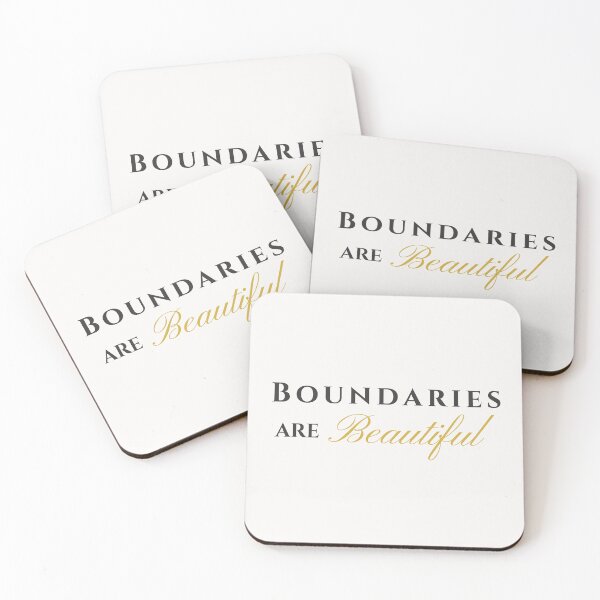 Item preview, Boundaries Are Beautiful - Aesthetic Mental Health & Self Care Quote designed and sold by Dharaamagnetiix.