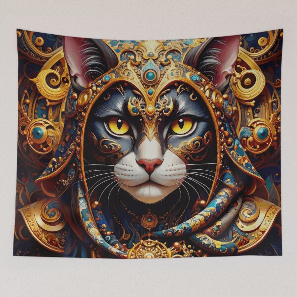 Item preview, Gustav Klimt Cat with Royal Costume  designed and sold by Vicky Brago-Mitchell®.