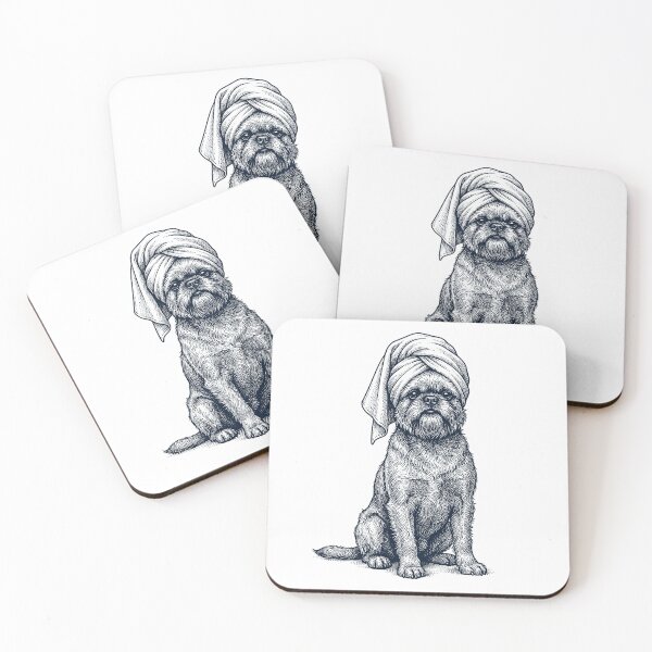 Item preview, Brussels Griffon Spa Bath Dog Mom Dad designed and sold by DoodleTortle.