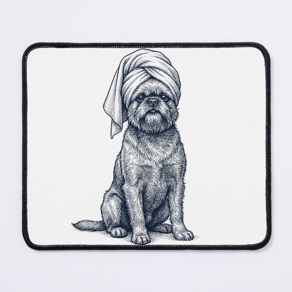 Item preview, Brussels Griffon Spa Bath Dog Mom Dad designed and sold by DoodleTortle.