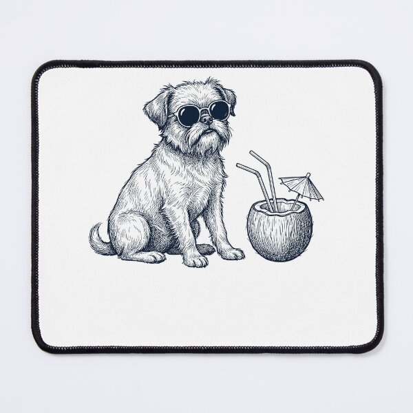 Item preview, Brussels Griffon Vacation Dog Lover Gift designed and sold by DoodleTortle.