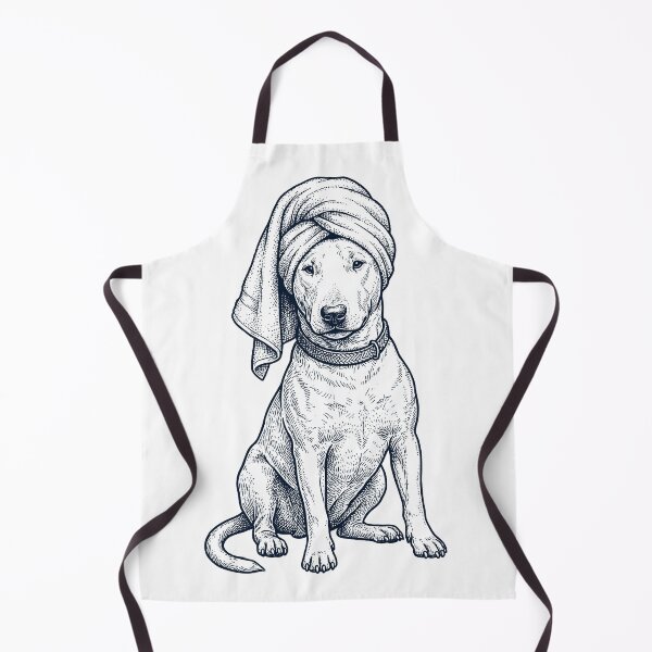 Item preview, Bull Terrier Spa Bath Dog Mom Dad designed and sold by DoodleTortle.
