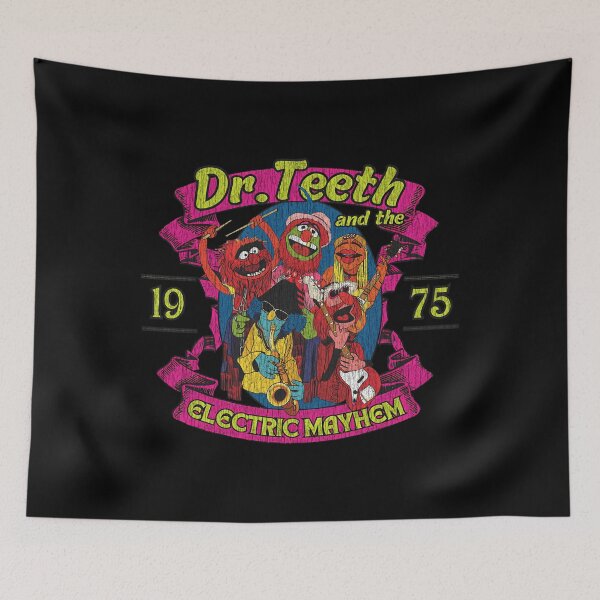 Item preview, Dr. Teeth Distressed 1970 And The Electric Mayhem1975 designed and sold by KyoStickers.